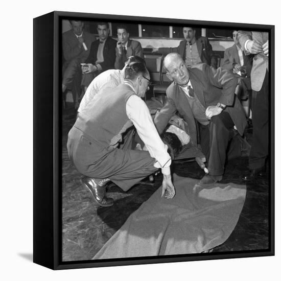 First Aid Competition, Mexborough, South Yorkshire, 1961-Michael Walters-Framed Stretched Canvas