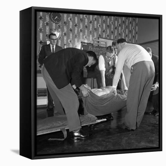 First Aid Competition, Mexborough, South Yorkshire, 1961-Michael Walters-Framed Stretched Canvas