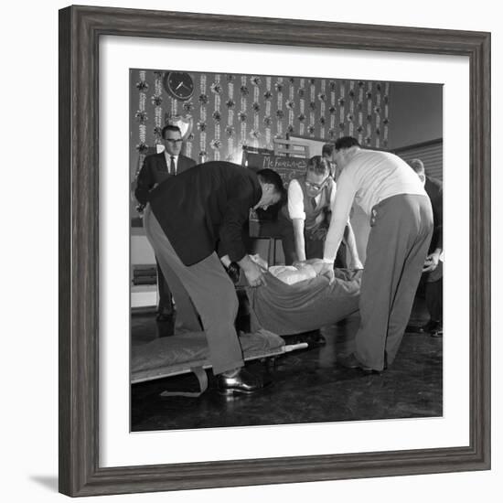 First Aid Competition, Mexborough, South Yorkshire, 1961-Michael Walters-Framed Photographic Print