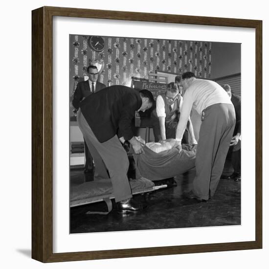 First Aid Competition, Mexborough, South Yorkshire, 1961-Michael Walters-Framed Photographic Print