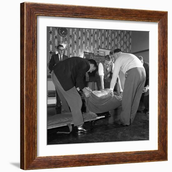 First Aid Competition, Mexborough, South Yorkshire, 1961-Michael Walters-Framed Photographic Print