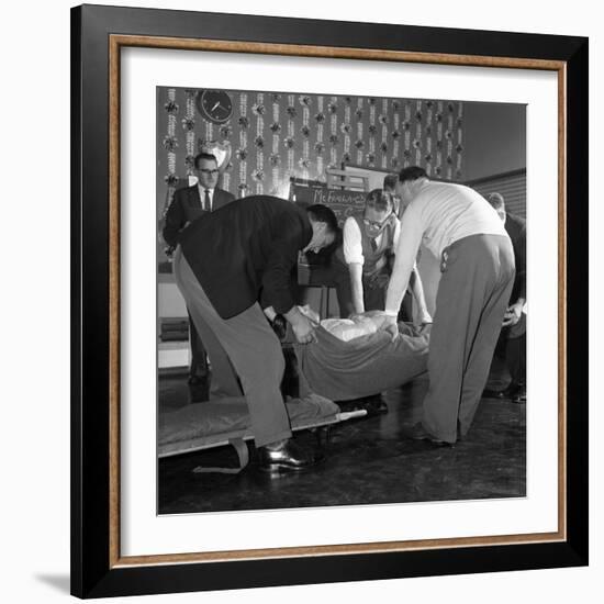 First Aid Competition, Mexborough, South Yorkshire, 1961-Michael Walters-Framed Photographic Print