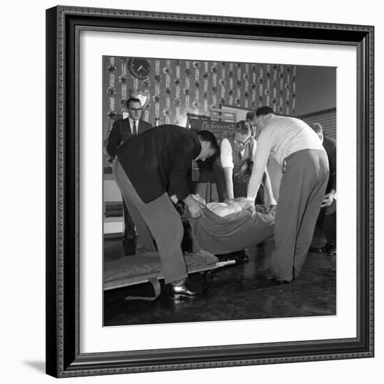 First Aid Competition, Mexborough, South Yorkshire, 1961-Michael Walters-Framed Photographic Print