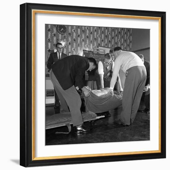 First Aid Competition, Mexborough, South Yorkshire, 1961-Michael Walters-Framed Photographic Print