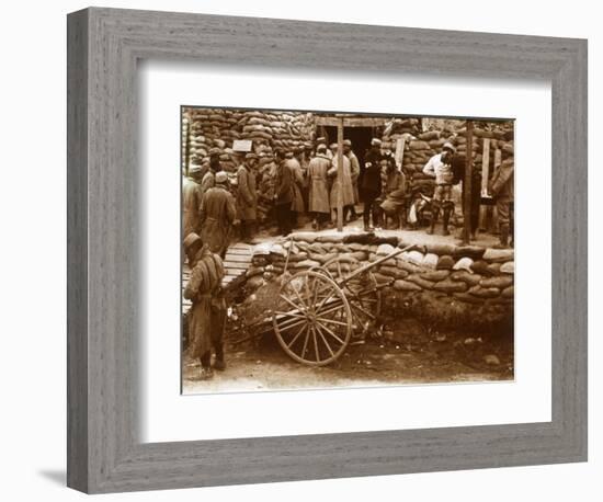 First-aid post, Ablain-Saint-Nazaire, Northern France, c1914-c1918-Unknown-Framed Photographic Print