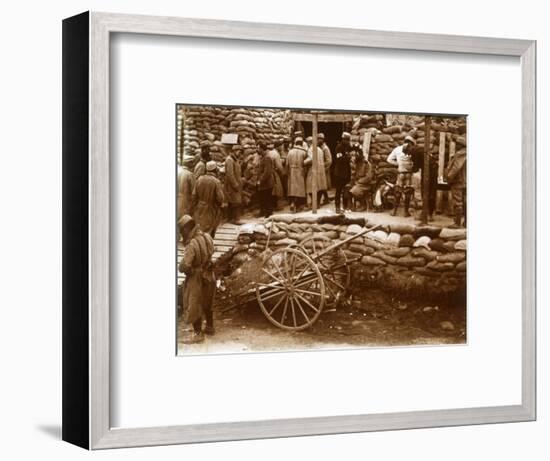 First-aid post, Ablain-Saint-Nazaire, Northern France, c1914-c1918-Unknown-Framed Photographic Print