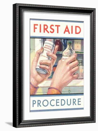 First Aid Procedure-null-Framed Art Print