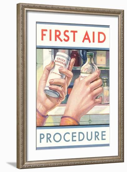 First Aid Procedure-null-Framed Art Print