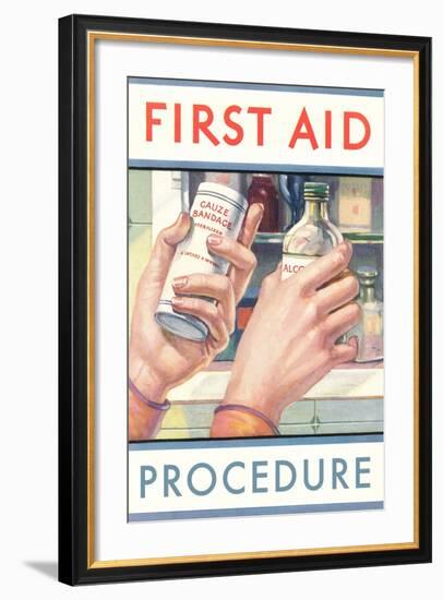 First Aid Procedure-null-Framed Art Print