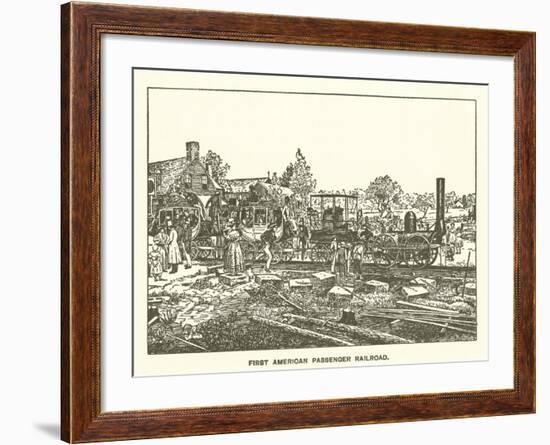 First American Passenger Railroad-null-Framed Giclee Print