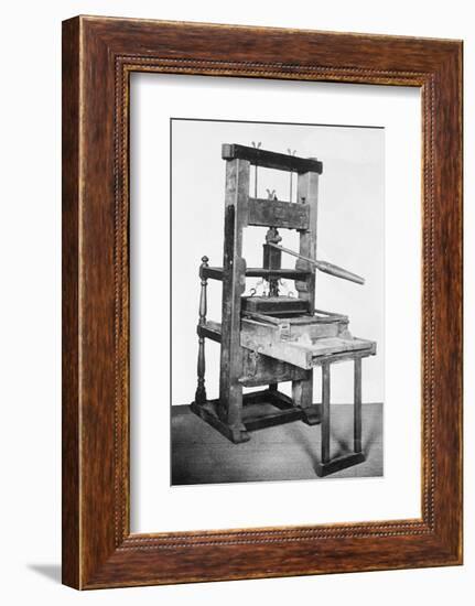 First American Printing Press-null-Framed Photographic Print