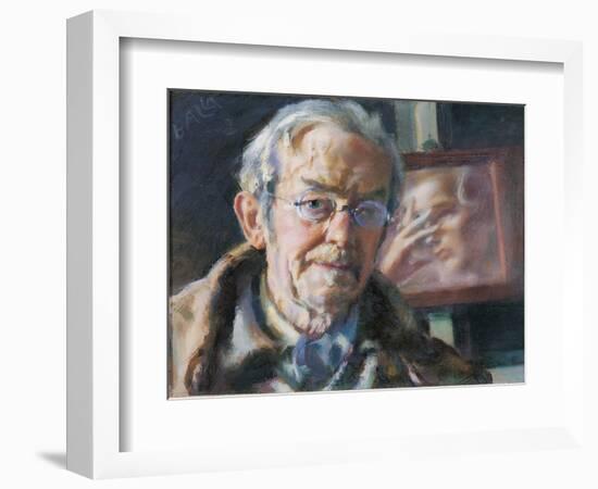 First and Last Thoughts (Self Portrait)-Giacomo Balla-Framed Giclee Print