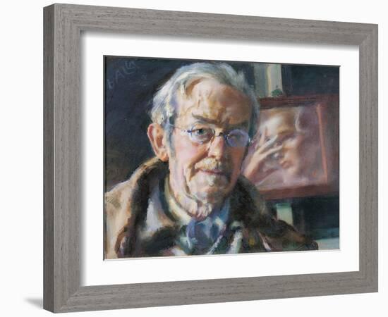 First and Last Thoughts (Self Portrait)-Giacomo Balla-Framed Giclee Print