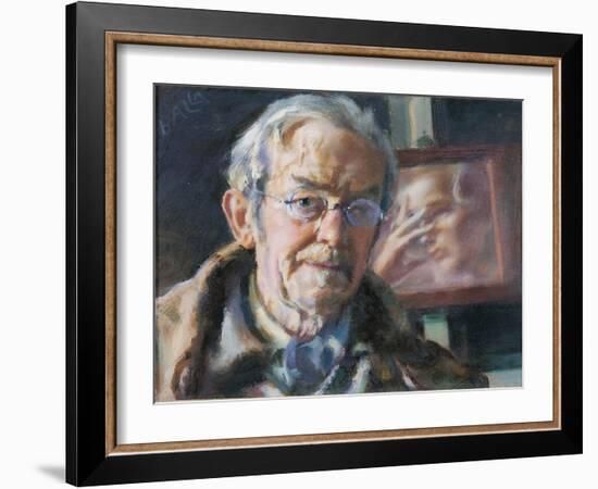 First and Last Thoughts (Self Portrait)-Giacomo Balla-Framed Giclee Print