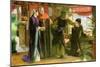 First Anniversary of the Death of Beatrice-Dante Gabriel Rossetti-Mounted Art Print