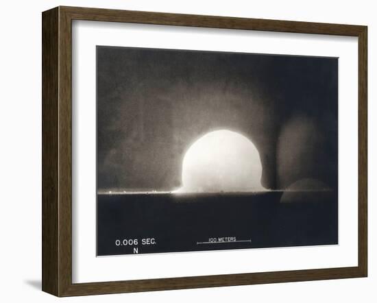 First Atomic Explosion on July 16-null-Framed Photo