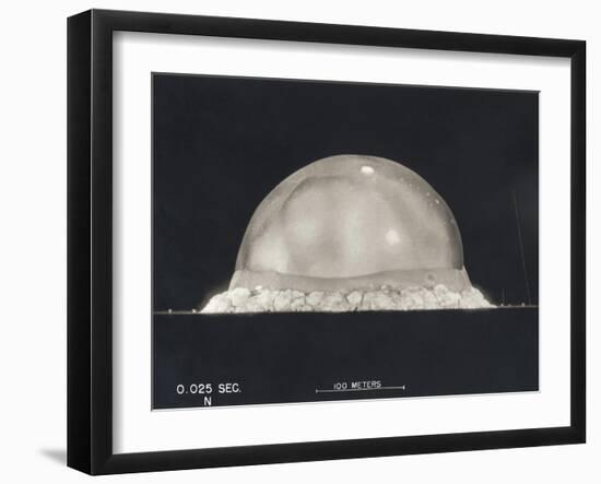 First Atomic Explosion on July 16-null-Framed Photo