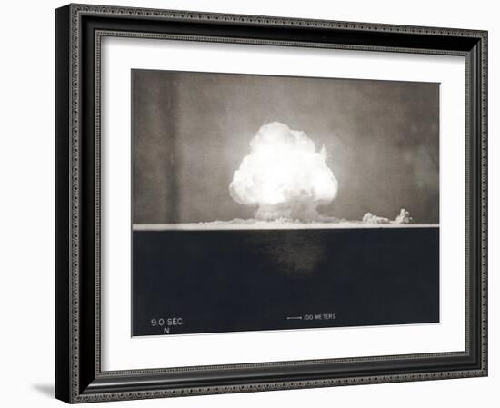 First Atomic Explosion on July 16-null-Framed Photo