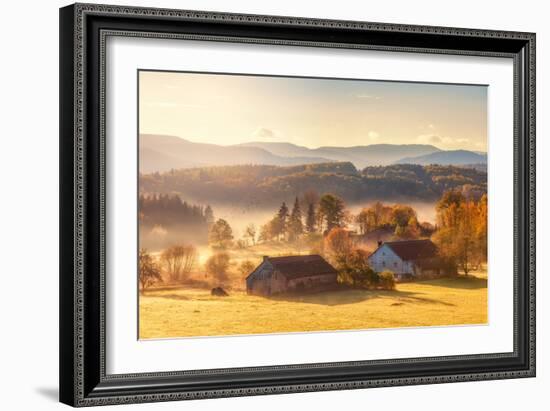 First Autumn Morning-Philippe Sainte-Laudy-Framed Photographic Print