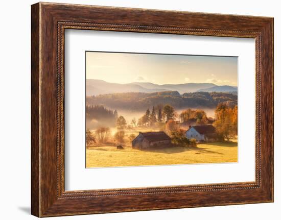 First Autumn Morning-Philippe Sainte-Laudy-Framed Photographic Print