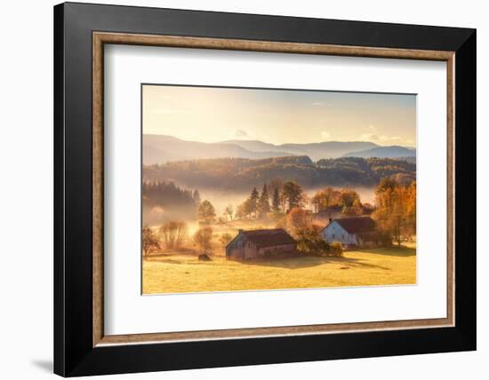 First Autumn Morning-Philippe Sainte-Laudy-Framed Photographic Print