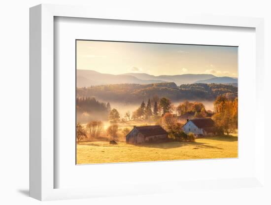 First Autumn Morning-Philippe Sainte-Laudy-Framed Photographic Print