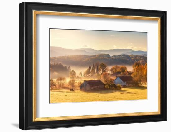 First Autumn Morning-Philippe Sainte-Laudy-Framed Photographic Print