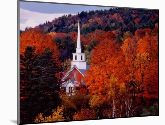 First Baptist Church of South Londonderry, Vermont, USA-Charles Sleicher-Mounted Photographic Print