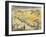First Battle Between Greeks and Turks, at the Alamana Bridge in 1821-null-Framed Giclee Print