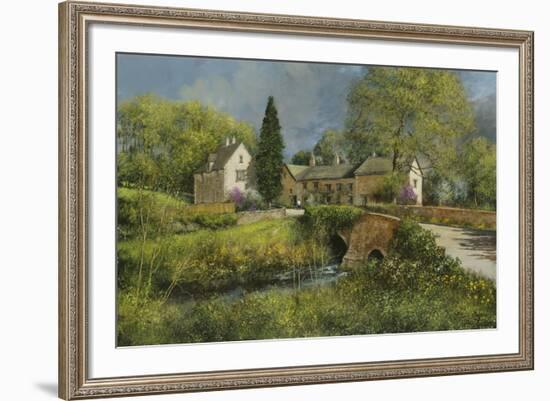 First Blossom, Cotswolds-Clive Madgwick-Framed Giclee Print