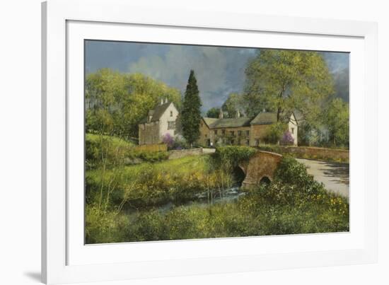 First Blossom, Cotswolds-Clive Madgwick-Framed Giclee Print