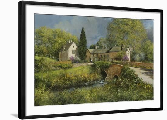 First Blossom, Cotswolds-Clive Madgwick-Framed Giclee Print