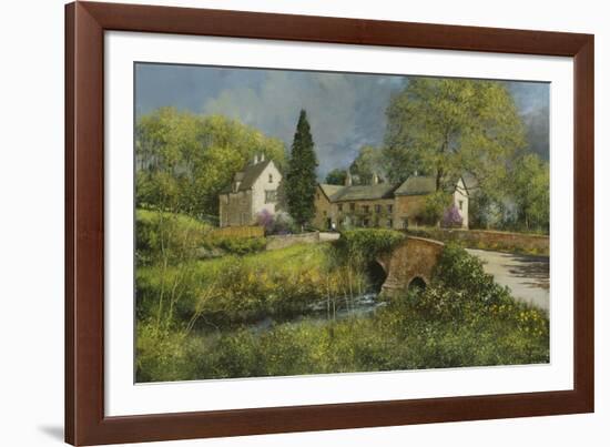 First Blossom, Cotswolds-Clive Madgwick-Framed Giclee Print