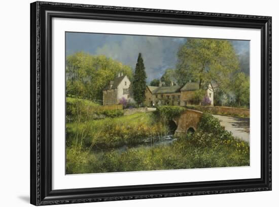 First Blossom, Cotswolds-Clive Madgwick-Framed Giclee Print