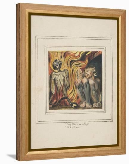 First Book of Urizen Pl. 10-William Blake-Framed Premier Image Canvas