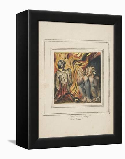 First Book of Urizen Pl. 10-William Blake-Framed Premier Image Canvas