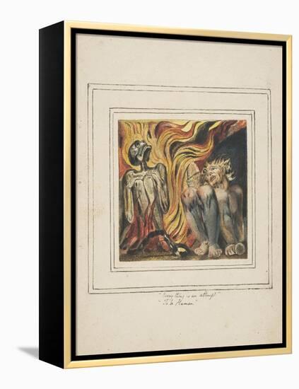 First Book of Urizen Pl. 10-William Blake-Framed Premier Image Canvas