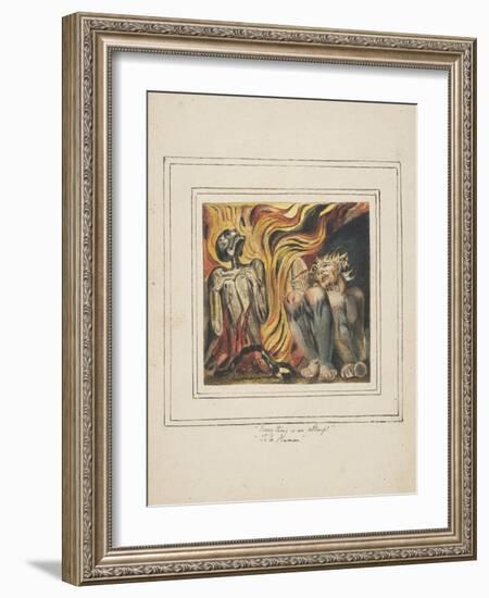 First Book of Urizen Pl. 10-William Blake-Framed Giclee Print