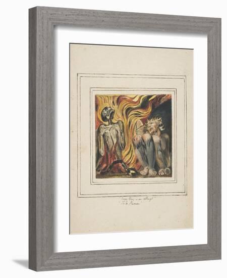 First Book of Urizen Pl. 10-William Blake-Framed Giclee Print