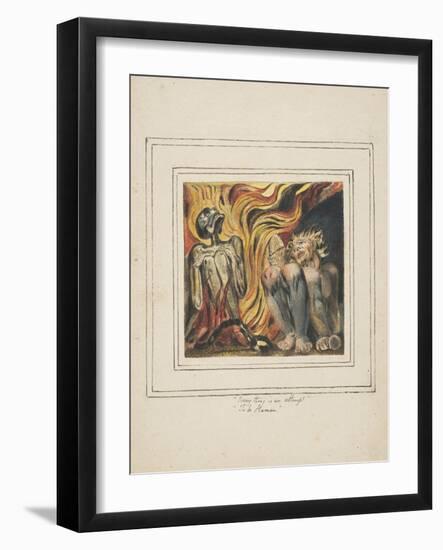 First Book of Urizen Pl. 10-William Blake-Framed Giclee Print