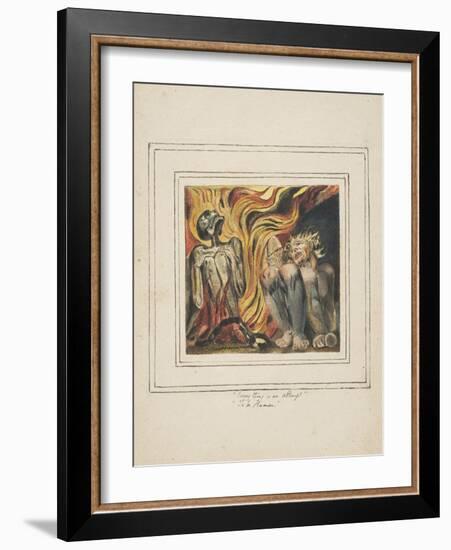 First Book of Urizen Pl. 10-William Blake-Framed Giclee Print