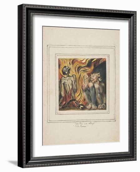 First Book of Urizen Pl. 10-William Blake-Framed Giclee Print