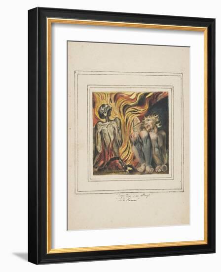 First Book of Urizen Pl. 10-William Blake-Framed Giclee Print