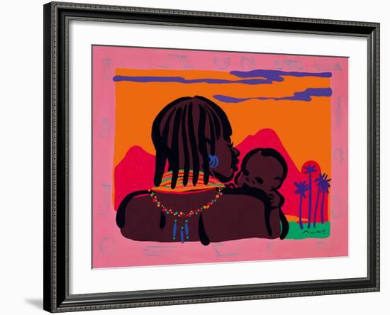 First Born-Gerry Baptist-Framed Giclee Print