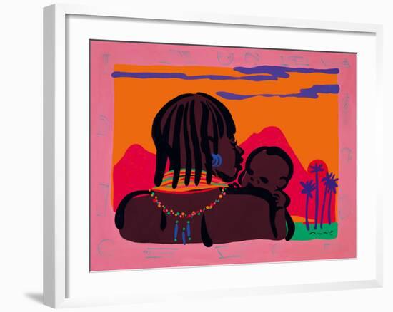 First Born-Gerry Baptist-Framed Giclee Print