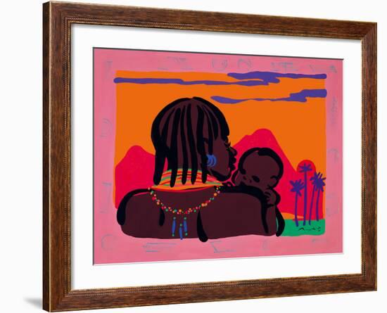 First Born-Gerry Baptist-Framed Giclee Print