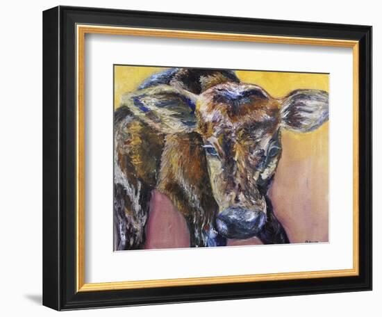 First Calf of the Year-Renee Gould-Framed Giclee Print