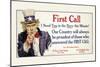 First Call, I Need You in the Navy, c.1917-James Montgomery Flagg-Mounted Art Print