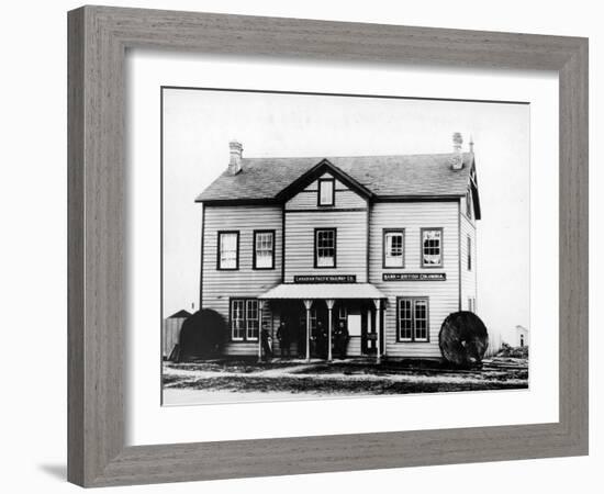 First Canadian Pacific Railway General Office and Bank of British Columbia-null-Framed Photographic Print