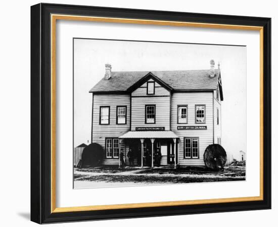 First Canadian Pacific Railway General Office and Bank of British Columbia-null-Framed Photographic Print